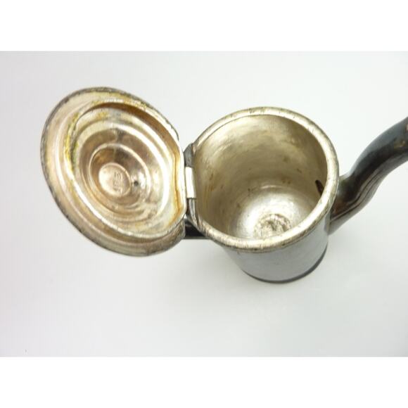 Reed & Barton Silver Soldered Teapot Pitcher Creamer Allied Properties 5.5” x 6” - Picture 4 of 6